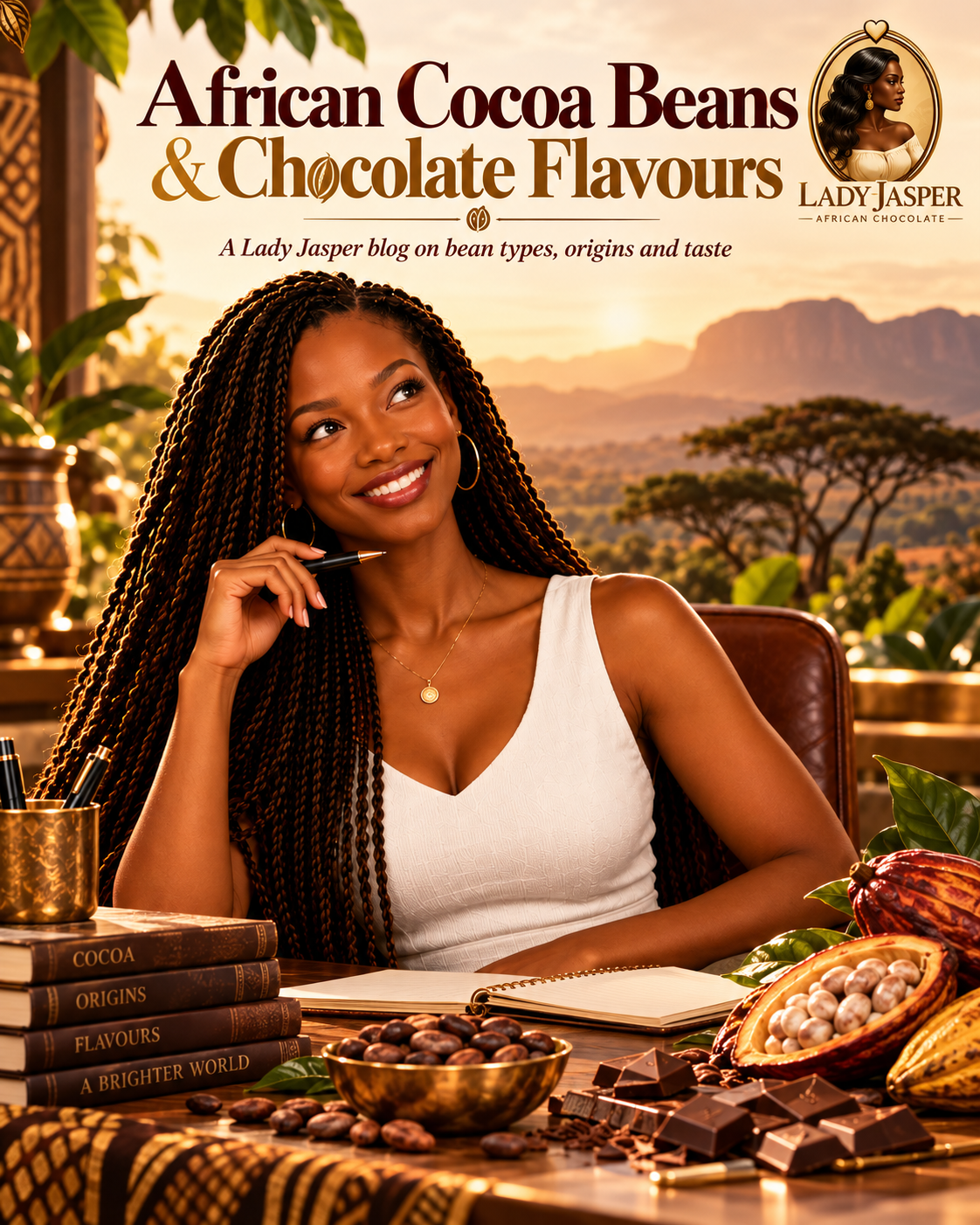 Lady Jasper African Cocoa Beans