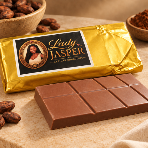 Lady Jasper chocolate bar with a slimmer profile